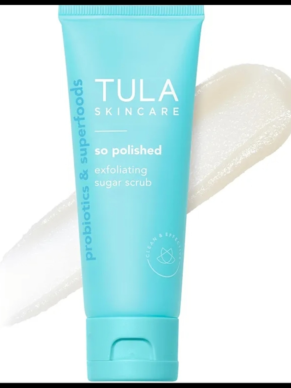 Tula So Polished Exfoliating Sugar Scrub - Aqua Blue